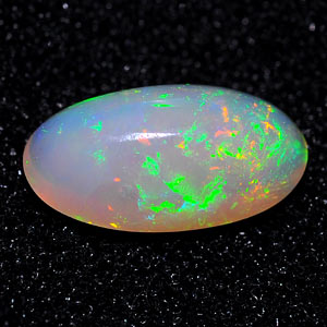 1.01 Ct. Oval Cabochon Natural Multi Color Opal Sudan