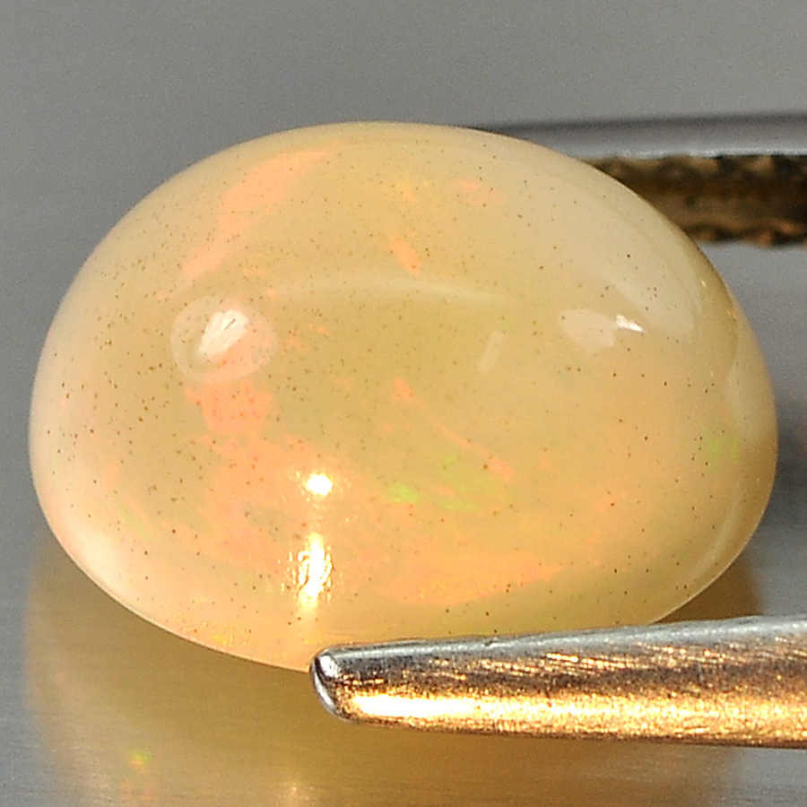 2.75 Ct. Oval Cabochon Natural Multi Color Opal Sudan