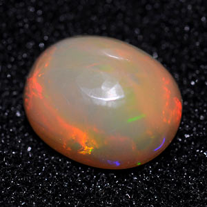 1.57 Ct. Nice Oval Cabochon Natural Multi Color Opal
