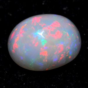 1.07 Ct. Oval Cabochon Natural Multi Color Opal Sudan
