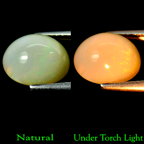 3.07 Ct. Oval Cabochon Natural Multi Color Opal Sudan