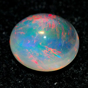 1.36 Ct. Oval Cab Natural Gem Multi Color Opal Sudan