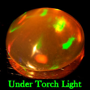 1.10 Ct. Oval Cab Natural Gem Multi Color Opal Sudan
