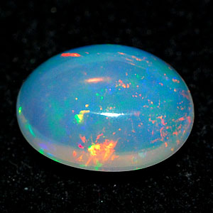 1.46 Ct. Oval Cab Natural Gem Multi Color Opal Sudan