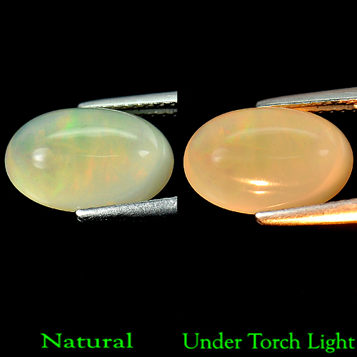 3.08 Ct. Oval Cabochon Natural Multi Color Opal Sudan
