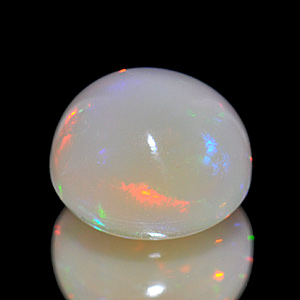 1.58 Ct. Oval Cabochon Natural Multi Color Opal Sudan