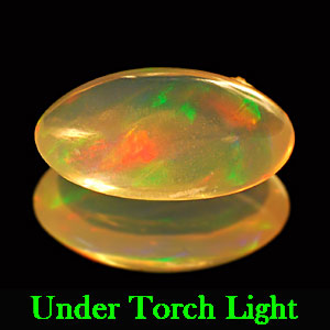 0.73 Ct. Oval Cabochon Natural Multi Color Opal Sudan