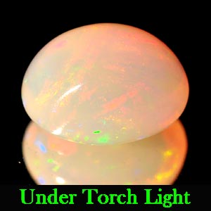 0.93 Ct. Oval Cabochon Natural Multi Color Opal Sudan