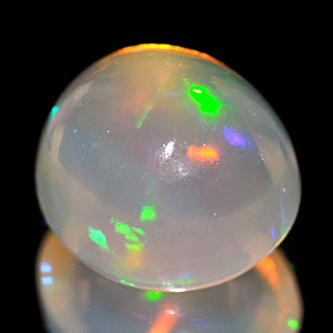 0.76 Ct. Oval Cab Natural Multi Color Opal Sudan Gem
