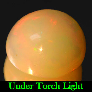0.57 Ct. Oval Cab Natural Multi Color Opal Sudan Gem