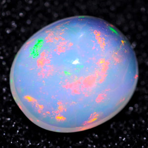 0.68 Ct. Oval Cabochon Natural Multi Color Opal Sudan
