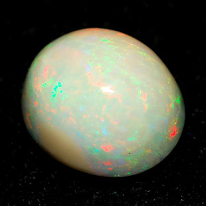 0.98 Ct. Oval Cabochon Natural Multi Color Opal Unheated