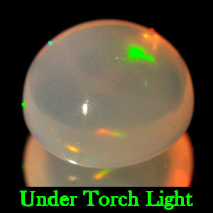 0.74 Ct. Oval Cab Natural Multi Color Opal Sudan Gem