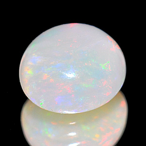0.60 Ct. Oval Cabochon Natural Multi Color Opal Sudan