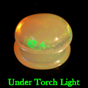 0.75 Ct. Oval Cabochon Natural Multi Color Opal Sudan