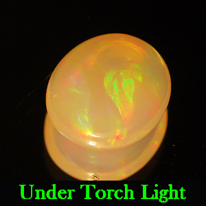 0.61 Ct. Oval Cabochon Natural Multi Color Opal Sudan