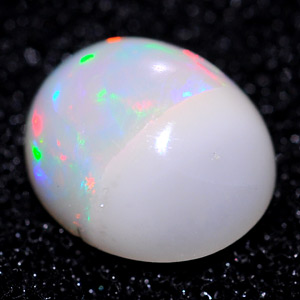 0.70 Ct. Oval Cabochon Natural Multi Color Opal Sudan