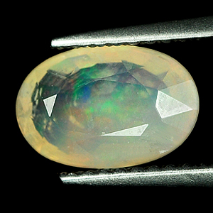 1.11 Ct. Oval Natural Multi Color Opal Sudan Unheated