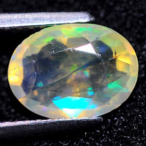 1.34 Ct. Oval Natural Multi Color Opal Sudan Unheated