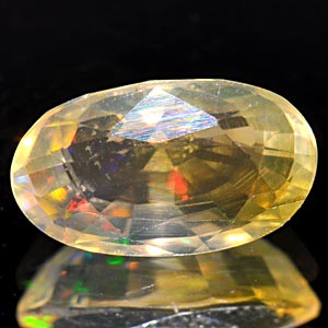 1.60 Ct. Oval Natural Multi Color Opal Sudan Unheated