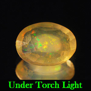 1.12 Ct. Oval Natural Multi Color Opal Sudan Unheated