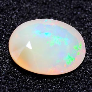1.37 Ct. Oval Natural Multi Color Opal Sudan Unheated
