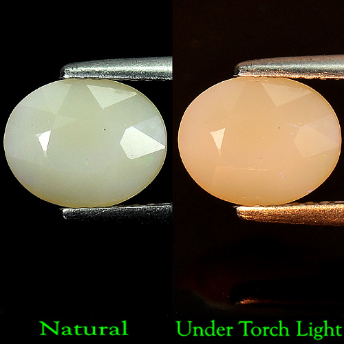 1.31 Ct. Oval Natural Multi Color Opal Sudan Unheated