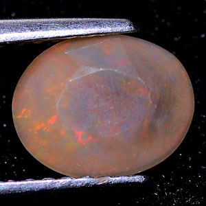1.26 Ct. Oval Natural Multi Color Opal Sudan Unheated