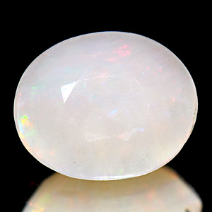 0.87 Ct. Oval Natural Multi Color Opal Sudan Unheated
