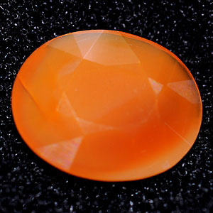 1.16 Ct. Oval Natural Orange Color Opal Sudan Unheated