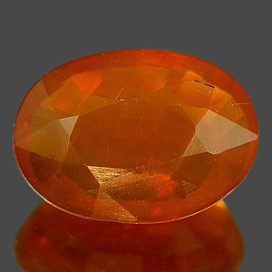 1.19  Ct. Oval Natural Orange Color Opal Sudan Unheated