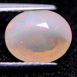 1.56 Ct. Oval Natural Multi Color Opal Sudan Unheated
