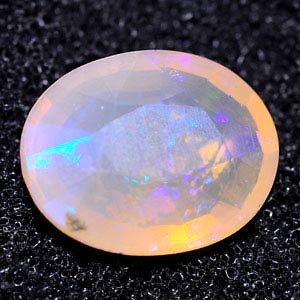 1.18 Ct. Oval Natural Multi Color Opal Sudan Unheated