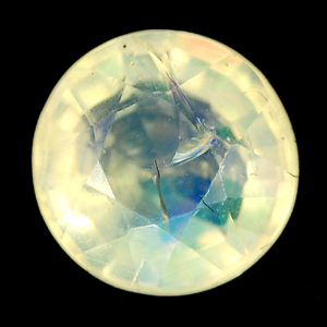 0.80 Ct. 6.2 Mm. Round Natural Multi Color Opal Sudan