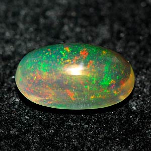 1.01 Ct. Oval Cabochon Natural Multi Color Opal Sudan