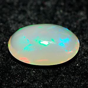0.70 Ct. Oval Cabochon Natural Multi Color Opal Sudan