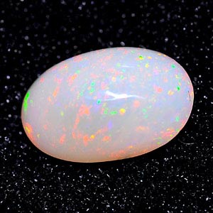 0.96 Ct. Oval Cabochon Natural Multi Color Opal Sudan