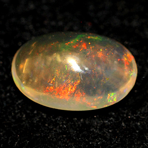 1.10 Ct. Oval Cabochon Natural Multi Color Opal Sudan