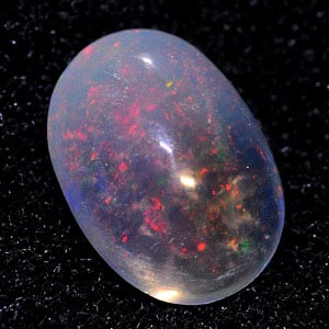 1.21 Ct. Oval Cabochon Natural Multi Color Opal Sudan