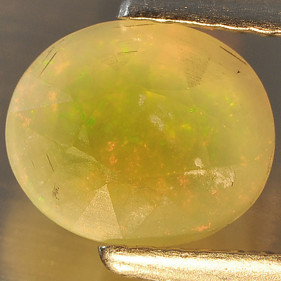 1.07 Ct. Oval Natural Multi Color Opal Sudan Unheated
