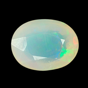 1.00 Ct. Oval Natural Multi Color Opal Sudan Unheated