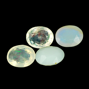 2.09 Ct. 4 Pcs. Oval Natural Multi Color Opal Sudan