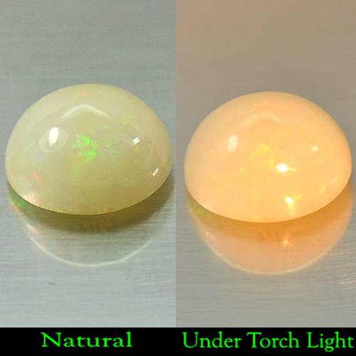 3.22 Ct. Natural Multi-Color Play Of Colour Opal Oval Cabochon Unheated