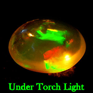 1.83 Ct. Oval Cab Natural Multi Color Opal Unheated Gem