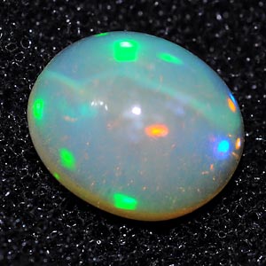 0.72 Ct. Oval Cabochon Natural Multi Color Opal Sudan