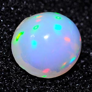 0.62 Ct. Oval Cabochon Natural Multi Color Opal Sudan