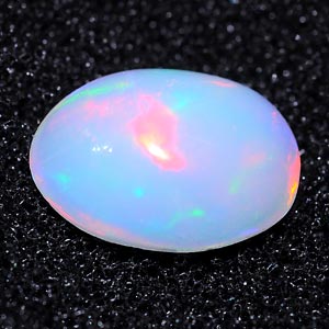 0.82 Ct. Oval Cabochon Natural Multi Color Opal Sudan