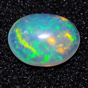 0.73 Ct. Oval Cabochon Natural Multi Color Opal Sudan