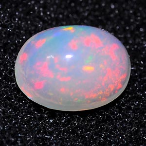 0.65 Ct. Oval Cabochon Natural Multi Color Opal Sudan