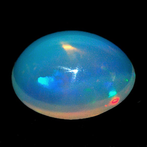 0.95 Ct. Oval Cabochon Natural Multi Color Opal Sudan